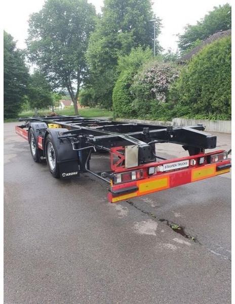 Krone Tandem Standard Lafette tiefgekuppelt 2-Achs Tandem Standard Lafette tiefgekuppelt TÜV NEU! - Container transporter/ Swap body trailer: picture 4 Krone Tandem Standard Lafette tiefgekuppelt 2-Achs Tandem Standard Lafette tiefgekuppelt TÜV NEU! - Container transporter/ Swap body trailer: picture 4
