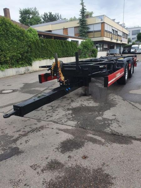 Krone Tandem Standard Lafette tiefgekuppelt - Container transporter/ Swap body trailer: picture 3 Krone Tandem Standard Lafette tiefgekuppelt - Container transporter/ Swap body trailer: picture 3