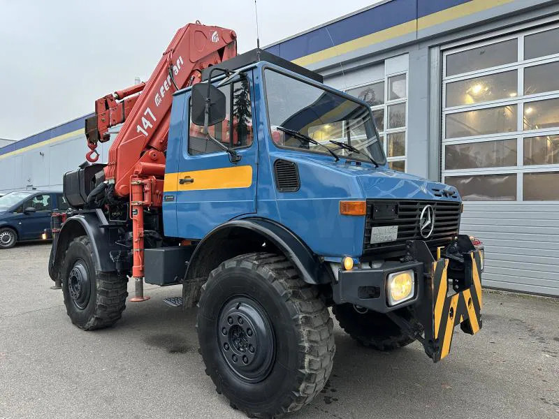 Unimog U 1500 (425) Ferrari Kran 147.2A*Jib* TÜV NEU! - Truck, Crane truck: picture 1 Unimog U 1500 (425) Ferrari Kran 147.2A*Jib* TÜV NEU! - Truck, Crane truck: picture 1