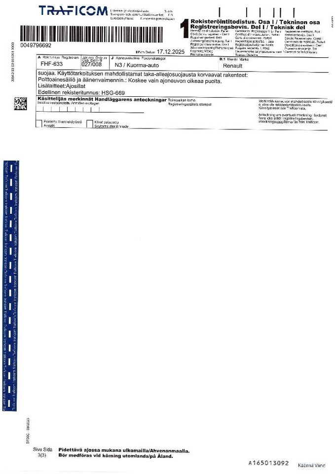 Car transporter truck Renault Premium 440: picture 31 Car transporter truck Renault Premium 440: picture 31