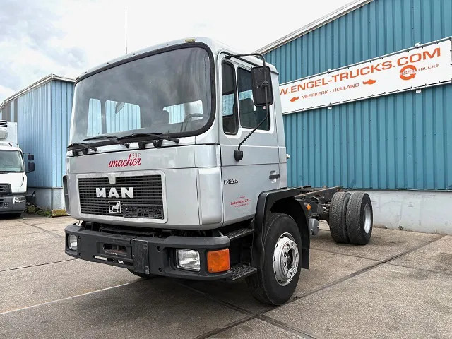 MAN 18 18.232 4x2 FULL STEEL CHASSIS (MANUAL GEARBOX / FULL STEEL SUSPENSION / REDUCTION AXLE) - Cab chassis truck: picture 1 MAN 18 18.232 4x2 FULL STEEL CHASSIS (MANUAL GEARBOX / FULL STEEL SUSPENSION / REDUCTION AXLE) - Cab chassis truck: picture 1