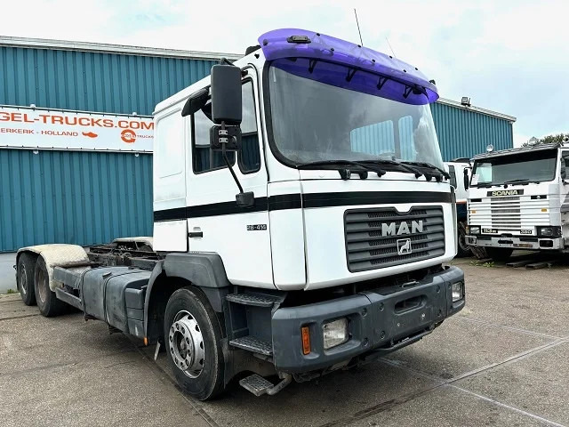MAN 26.414 FNL-T (6-CILINDERHEADS) 6x4 CHASSIS (EURO 2 / ZF16 MANUAL GEARBOX / REDUCTION AXLES) - Cab chassis truck: picture 2 MAN 26.414 FNL-T (6-CILINDERHEADS) 6x4 CHASSIS (EURO 2 / ZF16 MANUAL GEARBOX / REDUCTION AXLES) - Cab chassis truck: picture 2