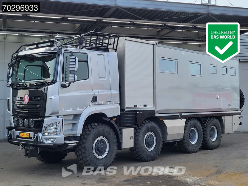 Tatra T158 8X8 NL-Truck 8x8 Off-Grid Camper Hydraulic Winch Generator Retarder Airco Euro 6 - Camper: picture 1 Tatra T158 8X8 NL-Truck 8x8 Off-Grid Camper Hydraulic Winch Generator Retarder Airco Euro 6 - Camper: picture 1