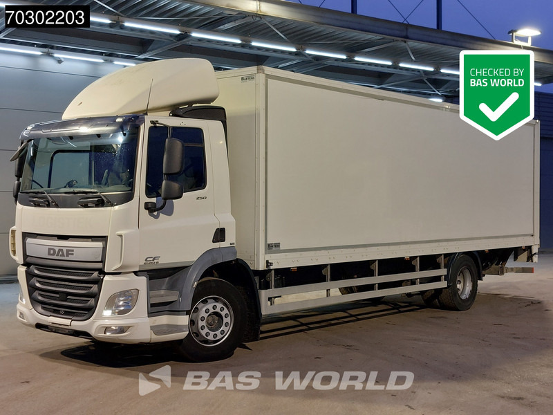 DAF CF 250 4X2 19tonner Automatic 2000kg Ladebordwand Airco Euro 6 - Box truck: picture 1 DAF CF 250 4X2 19tonner Automatic 2000kg Ladebordwand Airco Euro 6 - Box truck: picture 1