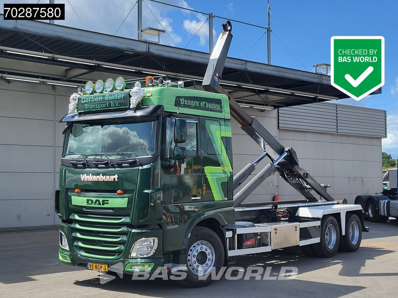 DAF XF 460 XF 6X2 NL-Truck VDL S-25-6400 Hooklift Liftaxle Manual Navi ACC Euro 6 - Hook lift truck: picture 1 DAF XF 460 XF 6X2 NL-Truck VDL S-25-6400 Hooklift Liftaxle Manual Navi ACC Euro 6 - Hook lift truck: picture 1