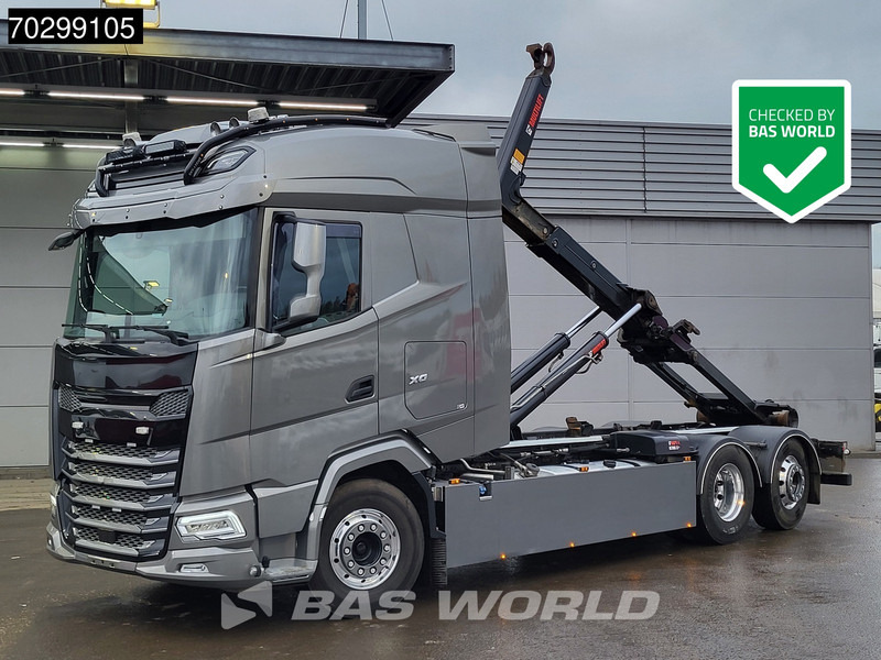 DAF XG 530 6X2 HIAB Multilift ULT21S61-WMITF Lift + Steering Axle Retarder Automatic Euro 6 - Hook lift truck: picture 1 DAF XG 530 6X2 HIAB Multilift ULT21S61-WMITF Lift + Steering Axle Retarder Automatic Euro 6 - Hook lift truck: picture 1