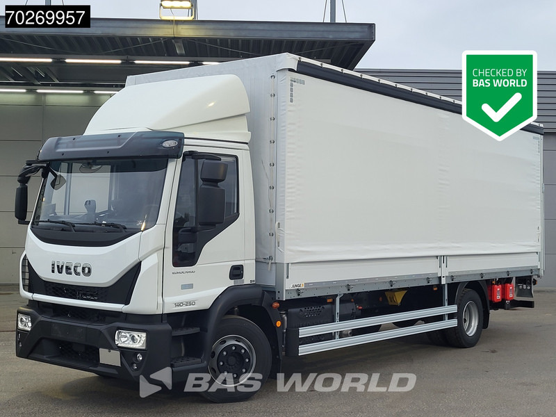 Iveco Eurocargo 140E250 4X2 NEW 14tonner ACC Ladebordwand Automatic Euro 6 - Curtain side truck: picture 1 Iveco Eurocargo 140E250 4X2 NEW 14tonner ACC Ladebordwand Automatic Euro 6 - Curtain side truck: picture 1