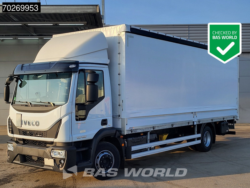 Iveco Eurocargo 140E280 4X2 LOW Mileage! 14tonner Ladebordwand ACC Euro 6 - Curtain side truck: picture 1 Iveco Eurocargo 140E280 4X2 LOW Mileage! 14tonner Ladebordwand ACC Euro 6 - Curtain side truck: picture 1