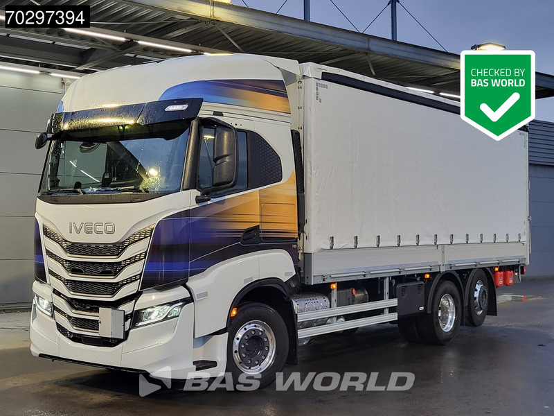 Iveco S-Way 500 6X2 NEW! 2000kg Ladebordwand Retarder Navi ACC Euro 6 - Curtain side truck: picture 1 Iveco S-Way 500 6X2 NEW! 2000kg Ladebordwand Retarder Navi ACC Euro 6 - Curtain side truck: picture 1
