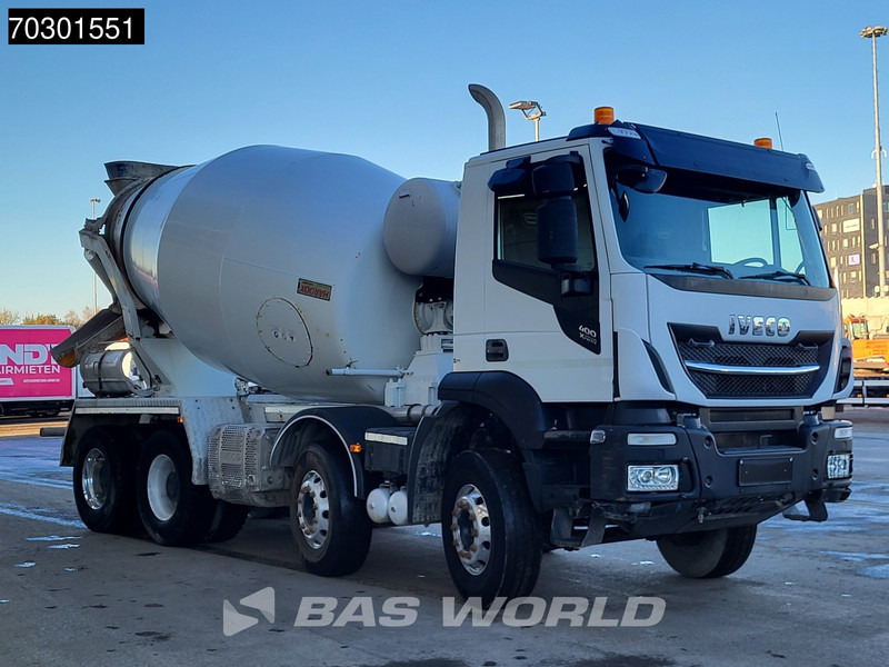 Iveco Stralis 400 8X4 9m3 Stetter mixer Steelsuspension Big-Axle Automatic Euro 6 - Concrete mixer truck: picture 3 Iveco Stralis 400 8X4 9m3 Stetter mixer Steelsuspension Big-Axle Automatic Euro 6 - Concrete mixer truck: picture 3