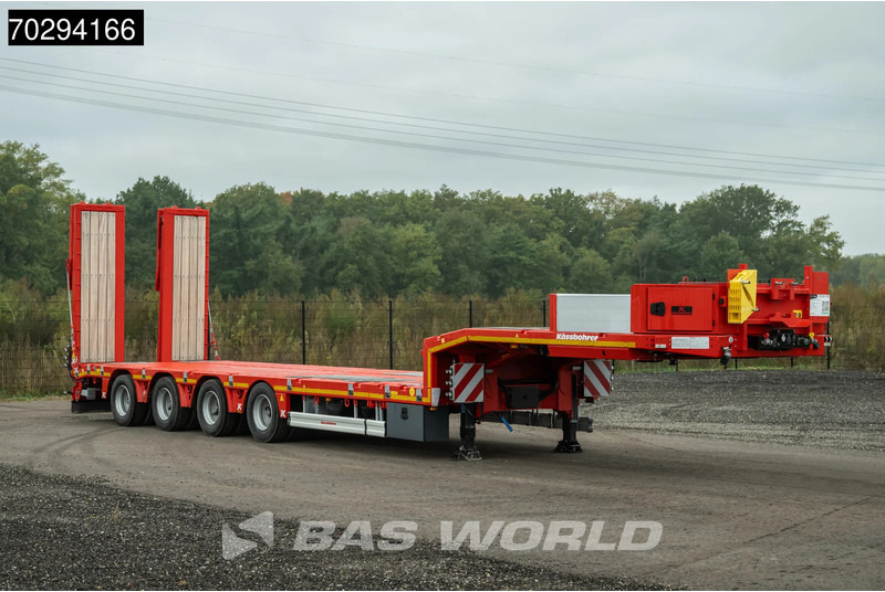 Kässbohrer LB4E 3 axles Extendable Ramps! 1x Lift 3x Steering Axle - Low loader semi-trailer: picture 5 Kässbohrer LB4E 3 axles Extendable Ramps! 1x Lift 3x Steering Axle - Low loader semi-trailer: picture 5