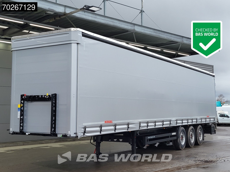 Kögel S24-1 3 axles HARDWOOD NEW SAF Liftachse Edscha - Curtainsider semi-trailer: picture 1 Kögel S24-1 3 axles HARDWOOD NEW SAF Liftachse Edscha - Curtainsider semi-trailer: picture 1