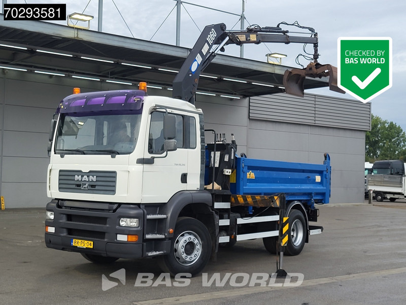 MAN TGA 18.310 TGA 4X2 NL-Truck HMF 1060 K2 Steelsuspension Euro 3 - Tipper, Crane truck: picture 1 MAN TGA 18.310 TGA 4X2 NL-Truck HMF 1060 K2 Steelsuspension Euro 3 - Tipper, Crane truck: picture 1