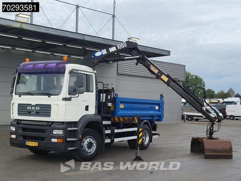 MAN TGA 18.310 TGA 4X2 NL-Truck HMF 1060 K2 Steelsuspension Euro 3 - Tipper, Crane truck: picture 5 MAN TGA 18.310 TGA 4X2 NL-Truck HMF 1060 K2 Steelsuspension Euro 3 - Tipper, Crane truck: picture 5