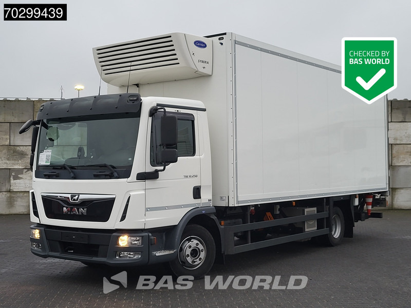 MAN TGL 12.250 TGL 4X2 Carrier TRS ECO-Drive 25 Syberia 1500kg Ladebordwand Automatic Euro 6 - Refrigerated truck: picture 1 MAN TGL 12.250 TGL 4X2 Carrier TRS ECO-Drive 25 Syberia 1500kg Ladebordwand Automatic Euro 6 - Refrigerated truck: picture 1
