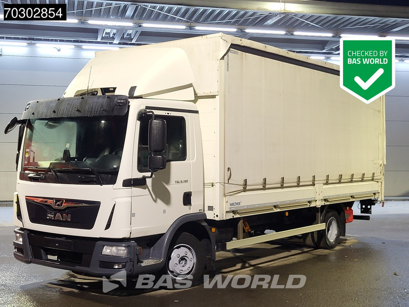 MAN TGL 8.190 TGL 4X2 8tonner Curtainsider Ladebordwand Manual Euro 6 - Curtain side truck: picture 1 MAN TGL 8.190 TGL 4X2 8tonner Curtainsider Ladebordwand Manual Euro 6 - Curtain side truck: picture 1