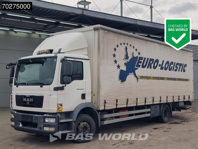 MAN TGM 15.250 4X2 15tonner Automatic Retarder Ladebordwand Euro 5 - Curtain side truck: picture 1 MAN TGM 15.250 4X2 15tonner Automatic Retarder Ladebordwand Euro 5 - Curtain side truck: picture 1