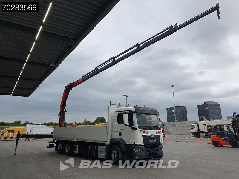 MAN TGS 26.470 6X2 Palfinger PK22002-EH Kran Crane Liftachse Navi Euro 6 - Dropside/ Flatbed truck, Crane truck: picture 2 MAN TGS 26.470 6X2 Palfinger PK22002-EH Kran Crane Liftachse Navi Euro 6 - Dropside/ Flatbed truck, Crane truck: picture 2