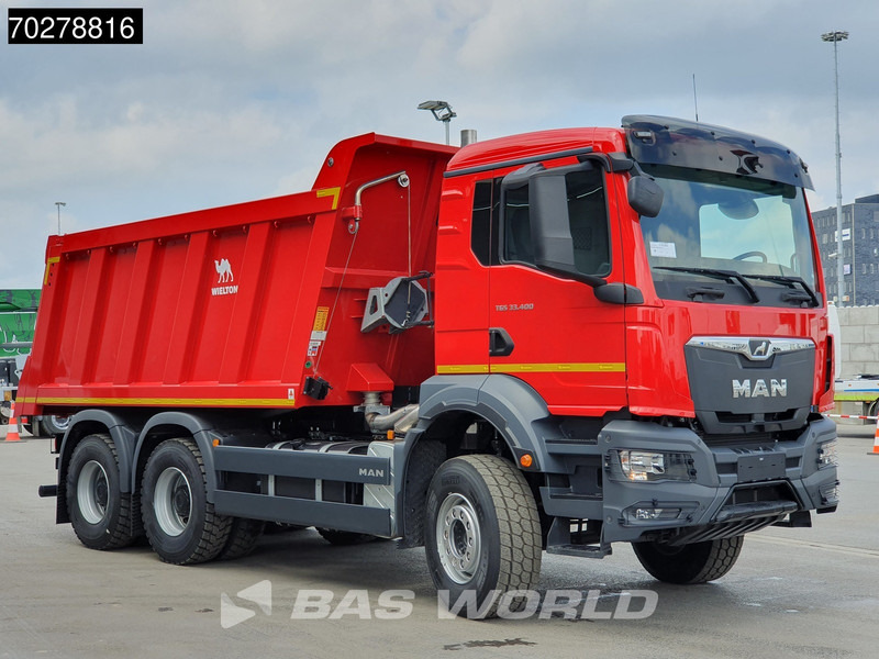 New Tipper MAN TGS 33.400 6X4 NEW! 16m3 Wielton tipper Manual Body heating Big-Axle Euro 5: picture 6