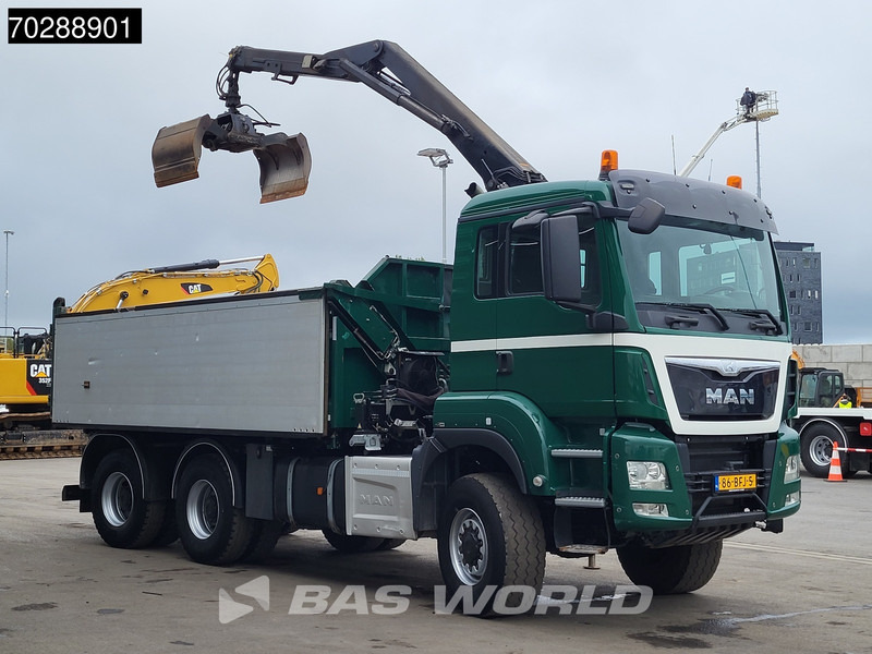 MAN TGS 33.440 TGS 6X6 NL-Truck 12m3 Jansen Tipper HMF 1643 Crane Steering-Axle Big-Axle Automatic Euro 6 - Tipper, Crane truck: picture 3 MAN TGS 33.440 TGS 6X6 NL-Truck 12m3 Jansen Tipper HMF 1643 Crane Steering-Axle Big-Axle Automatic Euro 6 - Tipper, Crane truck: picture 3
