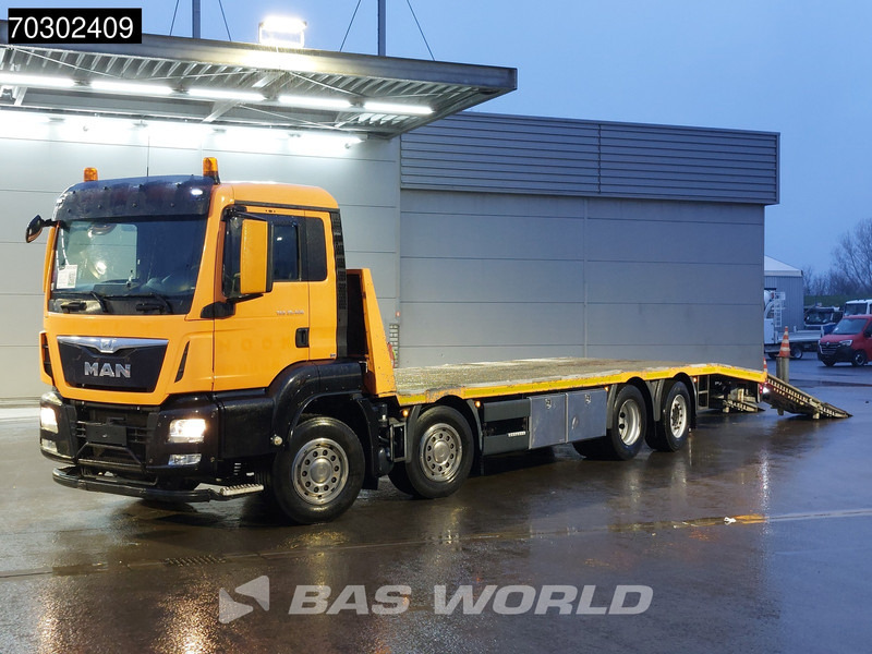 MAN TGS 35.400 8X2 Machine transporter Hydraulic Ramps Winch Lift+Steering Axle Euro 6 - Car transporter truck: picture 2 MAN TGS 35.400 8X2 Machine transporter Hydraulic Ramps Winch Lift+Steering Axle Euro 6 - Car transporter truck: picture 2