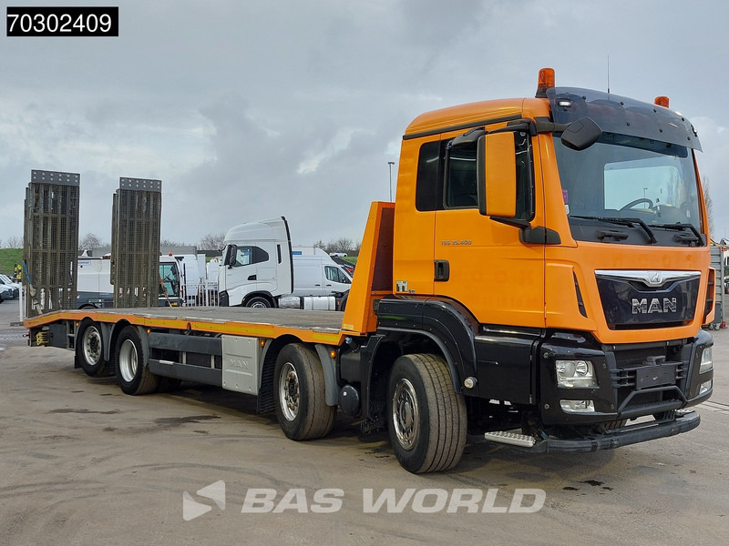 MAN TGS 35.400 8X2 Machine transporter Hydraulic Ramps Winch Lift+Steering Axle Euro 6 - Car transporter truck: picture 3 MAN TGS 35.400 8X2 Machine transporter Hydraulic Ramps Winch Lift+Steering Axle Euro 6 - Car transporter truck: picture 3