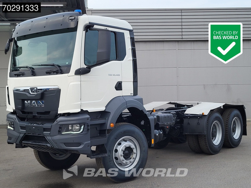 MAN TGS 40.400 6X4 NEW 6x4 chassis PTO Preparation Steelsuspension Big-Axle Automatic Euro 2 - Cab chassis truck: picture 1 MAN TGS 40.400 6X4 NEW 6x4 chassis PTO Preparation Steelsuspension Big-Axle Automatic Euro 2 - Cab chassis truck: picture 1