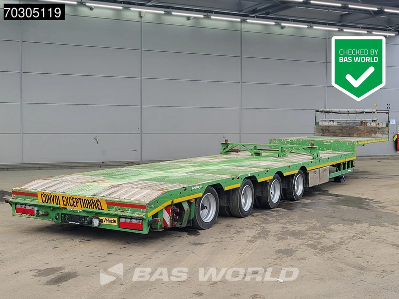 MEUSBURGER MTS-4 Extendable 400cm 2xSteering Axle - Low loader semi-trailer: picture 1 MEUSBURGER MTS-4 Extendable 400cm 2xSteering Axle - Low loader semi-trailer: picture 1