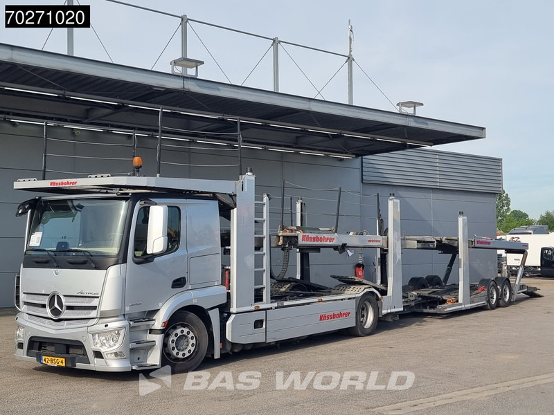 Mercedes-Benz Actros 1843 4X2 NL-Truck 8 Cars Hydraulic Winch Kässbohrer Car Transporter Euro 6 - Car transporter truck: picture 1 Mercedes-Benz Actros 1843 4X2 NL-Truck 8 Cars Hydraulic Winch Kässbohrer Car Transporter Euro 6 - Car transporter truck: picture 1