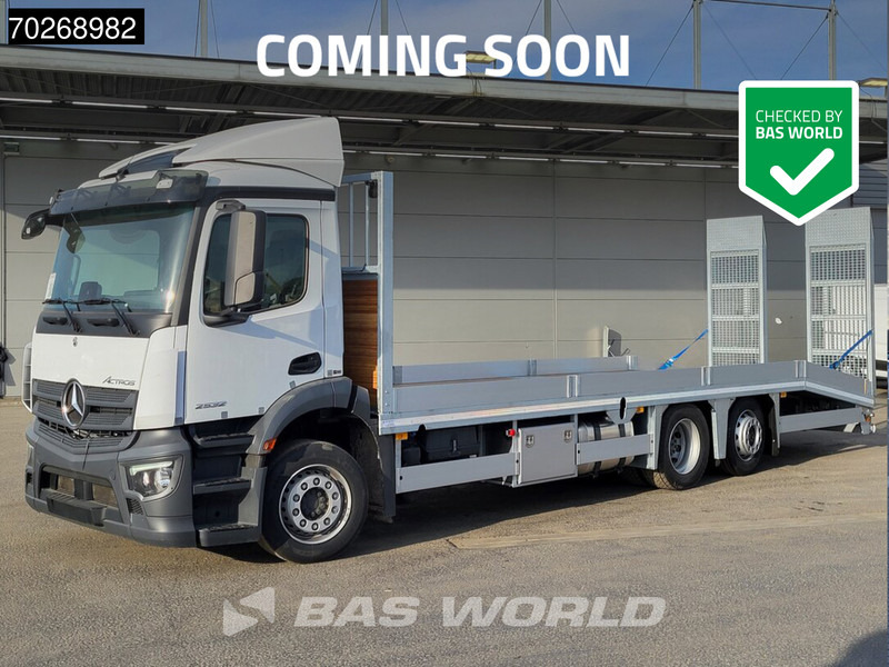 Mercedes-Benz Actros 2532 6X2 NEW! Machine tansporter Oprijwagen Lenkachse Navi Euro 6 - Car transporter truck: picture 1 Mercedes-Benz Actros 2532 6X2 NEW! Machine tansporter Oprijwagen Lenkachse Navi Euro 6 - Car transporter truck: picture 1