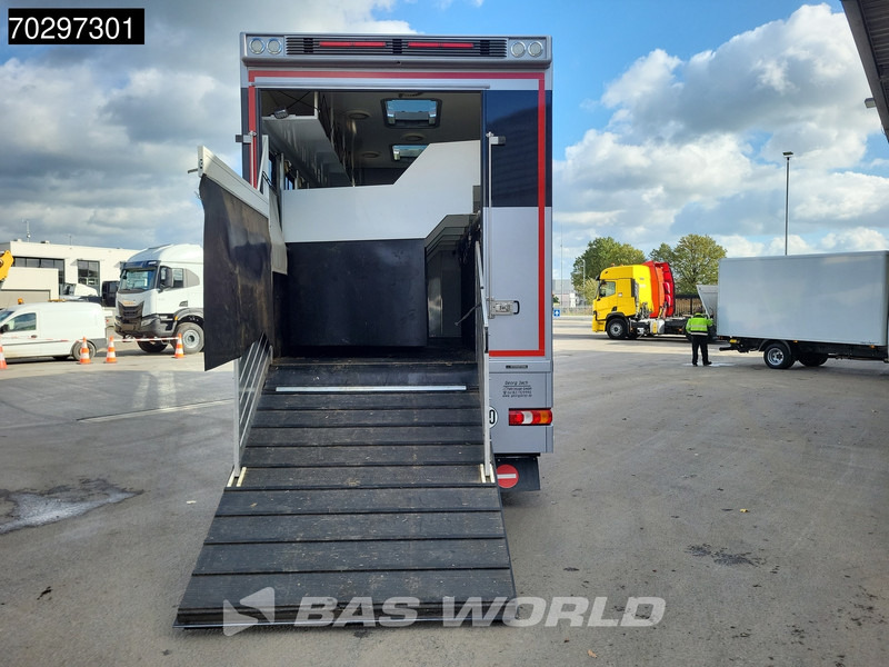 Horse truck Mercedes-Benz Actros 2551 6X2 Pferdetransport Horse truck + Living Standairco Navi ACC Automatic Euro 6: picture 17