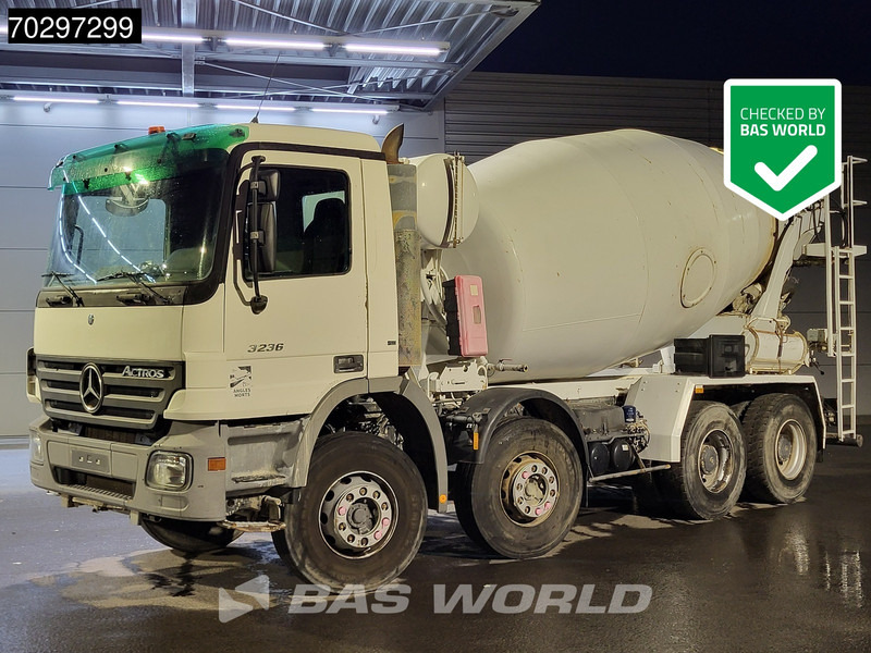 Mercedes-Benz Actros 3236 8X4 9m3 mixer Automatic Steelsuspension Euro 3 - Concrete mixer truck: picture 1 Mercedes-Benz Actros 3236 8X4 9m3 mixer Automatic Steelsuspension Euro 3 - Concrete mixer truck: picture 1