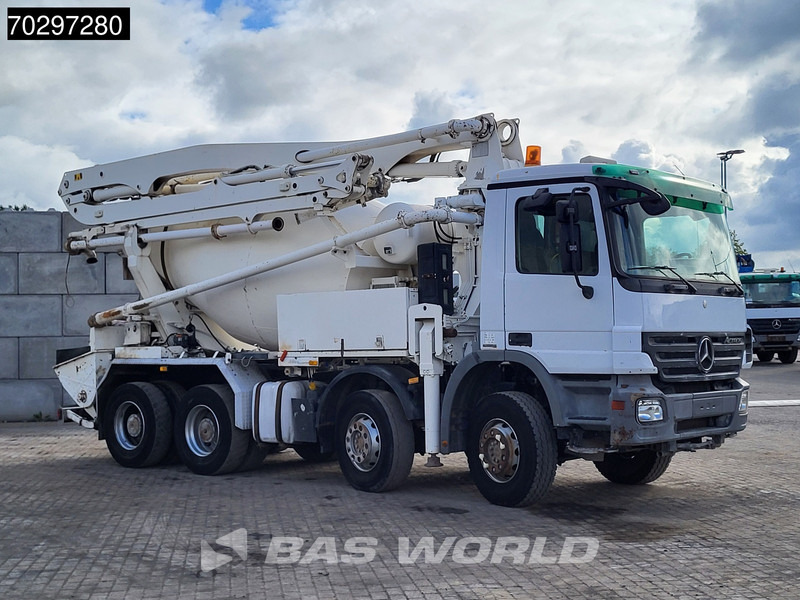 Mercedes-Benz Actros 3241 8X4 7m3 Putzmeister TMM 21-3 Retarder Big-Axle 3-Pedals Steelsuspension Euro 4 - Concrete mixer truck: picture 3 Mercedes-Benz Actros 3241 8X4 7m3 Putzmeister TMM 21-3 Retarder Big-Axle 3-Pedals Steelsuspension Euro 4 - Concrete mixer truck: picture 3