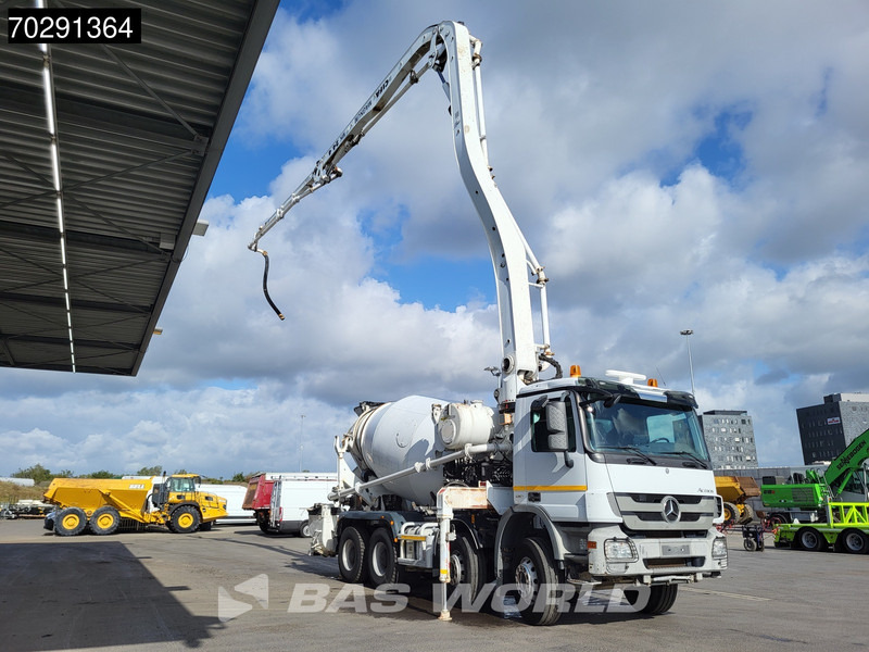 Mercedes-Benz Actros 3241 8X4 Cifa MK24.4Z Pompe+Mixer Retarder 3-Pedals Steelsuspension Big-Axle Euro 5 - Concrete pump truck: picture 3 Mercedes-Benz Actros 3241 8X4 Cifa MK24.4Z Pompe+Mixer Retarder 3-Pedals Steelsuspension Big-Axle Euro 5 - Concrete pump truck: picture 3