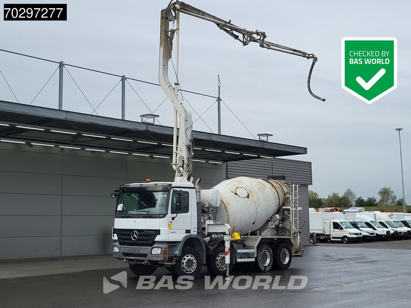 Mercedes-Benz Actros 3241 8X4 Putzmeister TMM 21-3 PUMI 7m3 Liebherr Big-Axle 3-Pedals Euro 4 - Concrete pump truck: picture 1 Mercedes-Benz Actros 3241 8X4 Putzmeister TMM 21-3 PUMI 7m3 Liebherr Big-Axle 3-Pedals Euro 4 - Concrete pump truck: picture 1