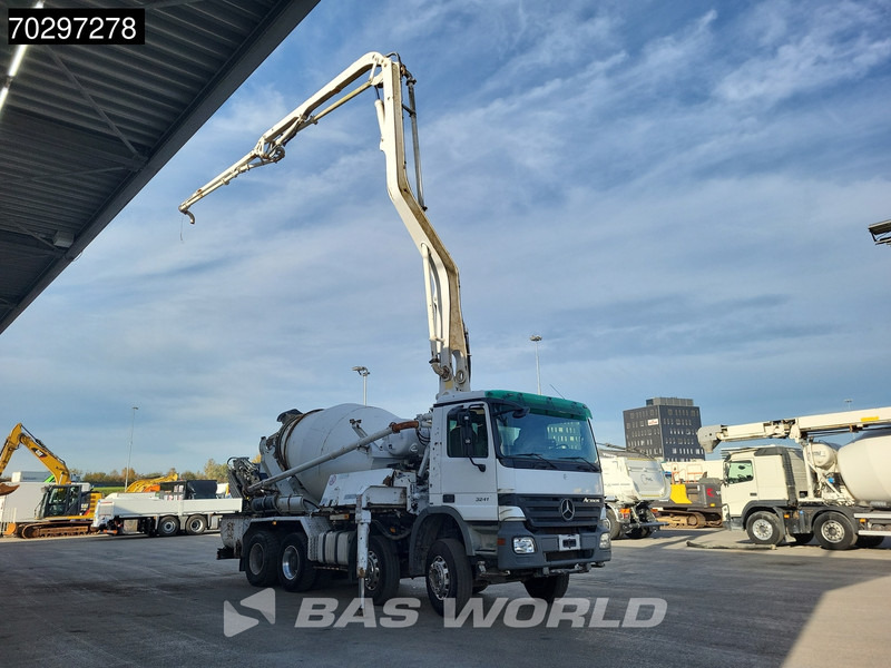 Mercedes-Benz Actros 3241 8X4 Putzmeister TMM 21-G2 PUMI 7m3 Mixer Big-Axle Steelsuspension 3-Pedals Euro 3 - Concrete pump truck: picture 3 Mercedes-Benz Actros 3241 8X4 Putzmeister TMM 21-G2 PUMI 7m3 Mixer Big-Axle Steelsuspension 3-Pedals Euro 3 - Concrete pump truck: picture 3
