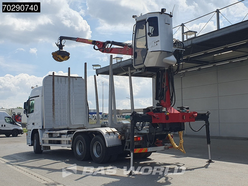Mercedes-Benz Actros 3346 6X4 Original KM's! Wood Crane Big-Axle Steelsuspension Euro 5 - Timber truck, Crane truck: picture 2 Mercedes-Benz Actros 3346 6X4 Original KM's! Wood Crane Big-Axle Steelsuspension Euro 5 - Timber truck, Crane truck: picture 2