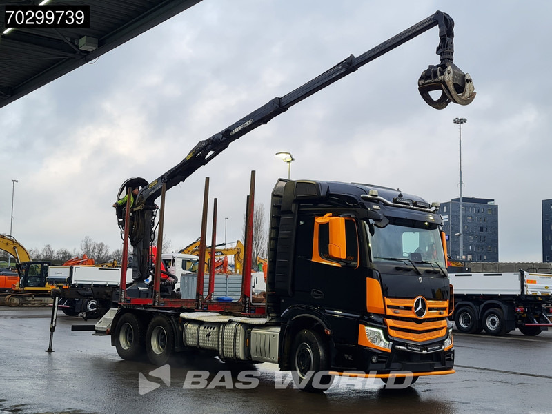Mercedes-Benz Actros 3353 6X4 Palfinger Epsilon M12Z woodcrane Holztransport Retarder Euro 6 - Timber truck, Crane truck: picture 3 Mercedes-Benz Actros 3353 6X4 Palfinger Epsilon M12Z woodcrane Holztransport Retarder Euro 6 - Timber truck, Crane truck: picture 3