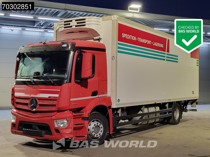 Mercedes-Benz Antos 1830 4X2 Mitsubishi TDJ430D cooler 1500kg Ladebordwand Automatic Euro 6 - Refrigerated truck: picture 1 Mercedes-Benz Antos 1830 4X2 Mitsubishi TDJ430D cooler 1500kg Ladebordwand Automatic Euro 6 - Refrigerated truck: picture 1