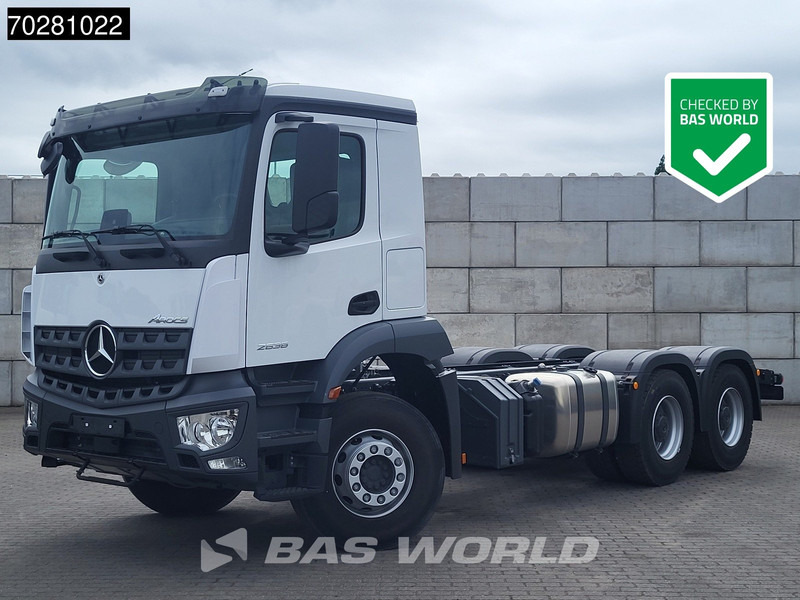 Mercedes-Benz Arocs 2636 6X4 NEW chassis Flywheel PTO Big-Axle Automatic Steelsuspension Euro 6 - Cab chassis truck: picture 1 Mercedes-Benz Arocs 2636 6X4 NEW chassis Flywheel PTO Big-Axle Automatic Steelsuspension Euro 6 - Cab chassis truck: picture 1