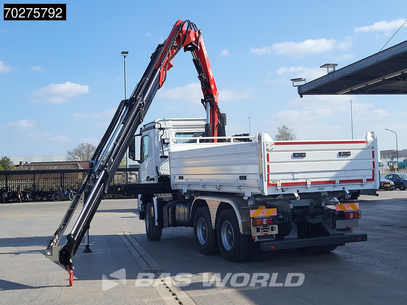 Mercedes-Benz Arocs 3348 6X4 Fasi F195A.2.24 Kran 3 sided tipper 9m3 Big-Axle Navi Euro 6 - Tipper, Crane truck: picture 5 Mercedes-Benz Arocs 3348 6X4 Fasi F195A.2.24 Kran 3 sided tipper 9m3 Big-Axle Navi Euro 6 - Tipper, Crane truck: picture 5