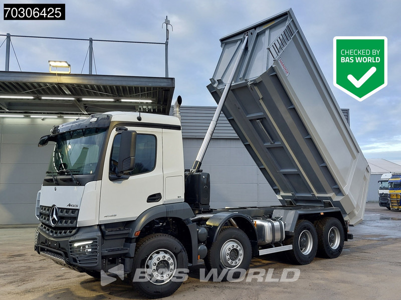 Mercedes-Benz Arocs 4145 8X4 NEW! 19m3 Remmel tipper Big-Axle Steelsuspension Automatic Euro 3 - Tipper: picture 1 Mercedes-Benz Arocs 4145 8X4 NEW! 19m3 Remmel tipper Big-Axle Steelsuspension Automatic Euro 3 - Tipper: picture 1