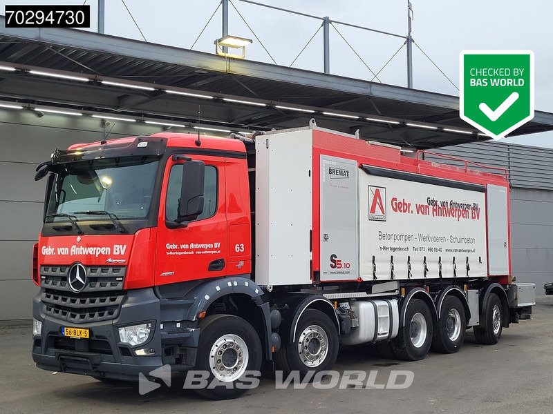 Mercedes-Benz Arocs 4951 Arocs 10X4 NL-Truck Bremat S5.10.13 XL sandmortal Lift+Steering Axle Euro 6 - Concrete pump truck: picture 1 Mercedes-Benz Arocs 4951 Arocs 10X4 NL-Truck Bremat S5.10.13 XL sandmortal Lift+Steering Axle Euro 6 - Concrete pump truck: picture 1