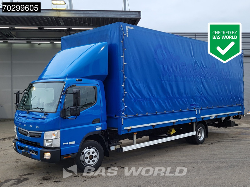 Mitsubishi Canter 7C18 4X2 Curtainsider Automatic 1000kg Ladebordwand Euro 6 - Curtain side truck: picture 1 Mitsubishi Canter 7C18 4X2 Curtainsider Automatic 1000kg Ladebordwand Euro 6 - Curtain side truck: picture 1
