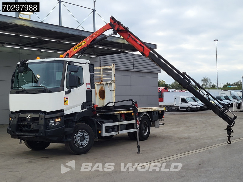 Renault C 380 C 4X2 Palfinger PK12.501 Crane Big-Axle Steelsuspension Automatic Euro 6 - Dropside/ Flatbed truck, Crane truck: picture 5 Renault C 380 C 4X2 Palfinger PK12.501 Crane Big-Axle Steelsuspension Automatic Euro 6 - Dropside/ Flatbed truck, Crane truck: picture 5