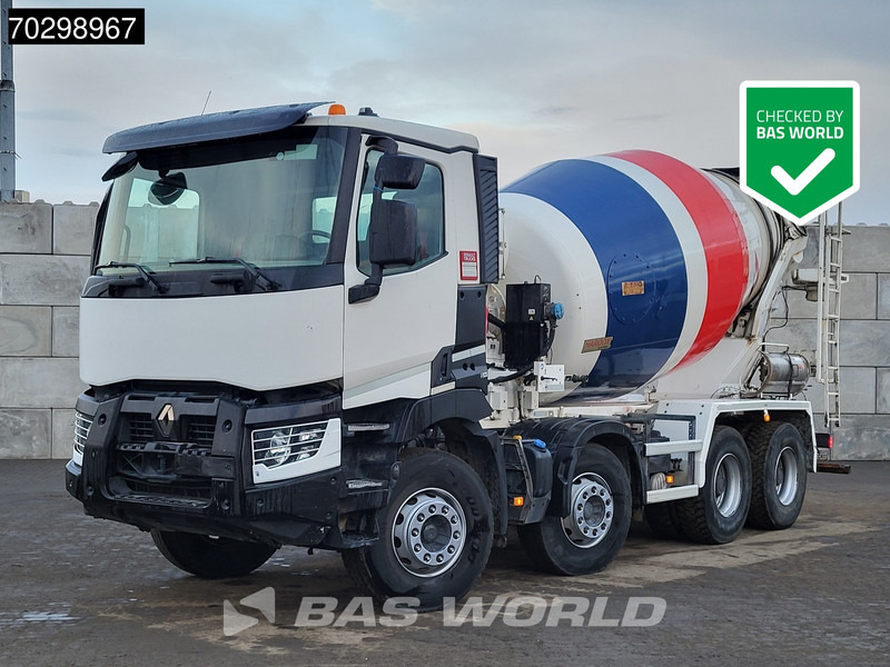 Renault C 380 C 8X4 9m3 Schwing Stetter mixer Steelsuspension Automatic Euro 6 - Concrete mixer truck: picture 1 Renault C 380 C 8X4 9m3 Schwing Stetter mixer Steelsuspension Automatic Euro 6 - Concrete mixer truck: picture 1
