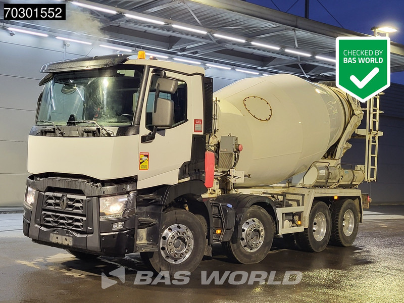 Renault C 430 8X4 9m3 Schwing Stetter mixer Steelsuspension Automatic Euro 6 - Concrete mixer truck: picture 1 Renault C 430 8X4 9m3 Schwing Stetter mixer Steelsuspension Automatic Euro 6 - Concrete mixer truck: picture 1