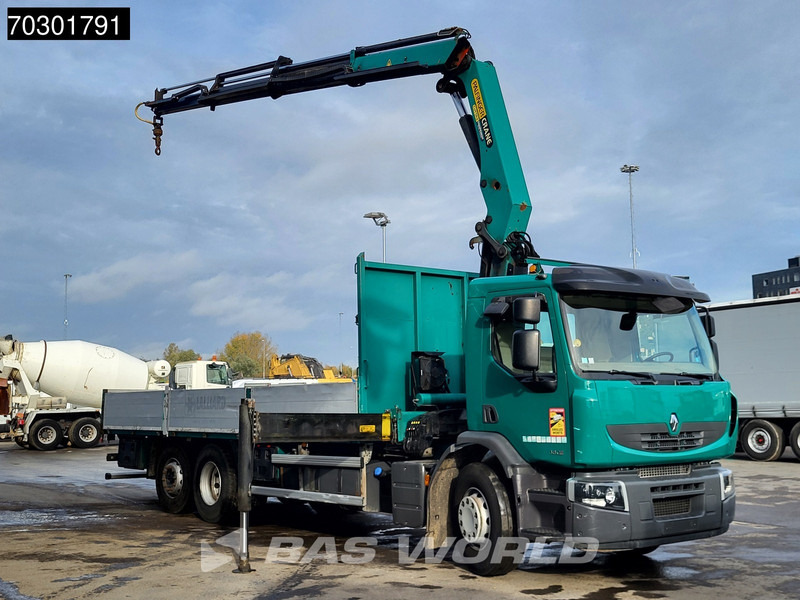 Renault Premium 380 6X2 Palfinger PK20002 Crane Kran Lift+Steering Axle Air suspension Euro 5 - Dropside/ Flatbed truck, Crane truck: picture 3 Renault Premium 380 6X2 Palfinger PK20002 Crane Kran Lift+Steering Axle Air suspension Euro 5 - Dropside/ Flatbed truck, Crane truck: picture 3