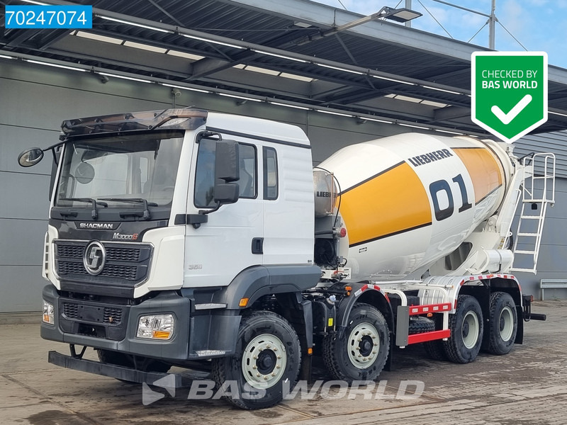 SHACMAN M3000 S 8X4 NEW! 8m3 Liebherr Mixer Big-Axle Steelsuspension - Concrete mixer truck: picture 1 SHACMAN M3000 S 8X4 NEW! 8m3 Liebherr Mixer Big-Axle Steelsuspension - Concrete mixer truck: picture 1