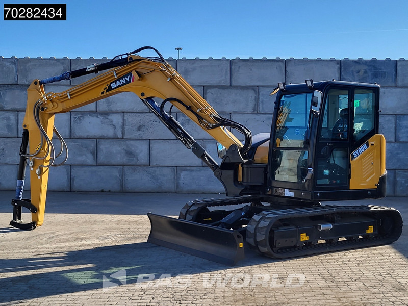 Sany SY80 U A/C - Mini excavator: picture 5 Sany SY80 U A/C - Mini excavator: picture 5